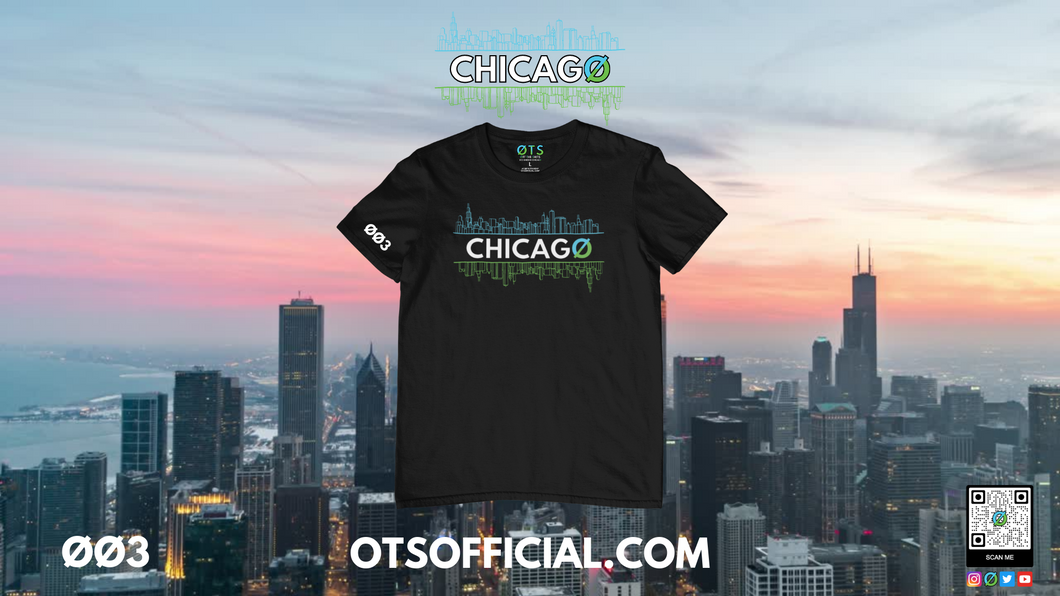 Only front ChicagØ in black
